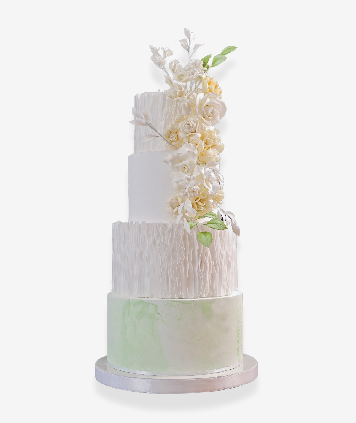 Striped Elegance Four-Tier - Image 2